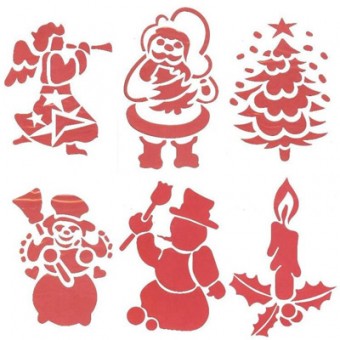 Disegni Di Natale Per Finestre.Come Creare Mascherina Stencil Di Natale Mamme Magazine