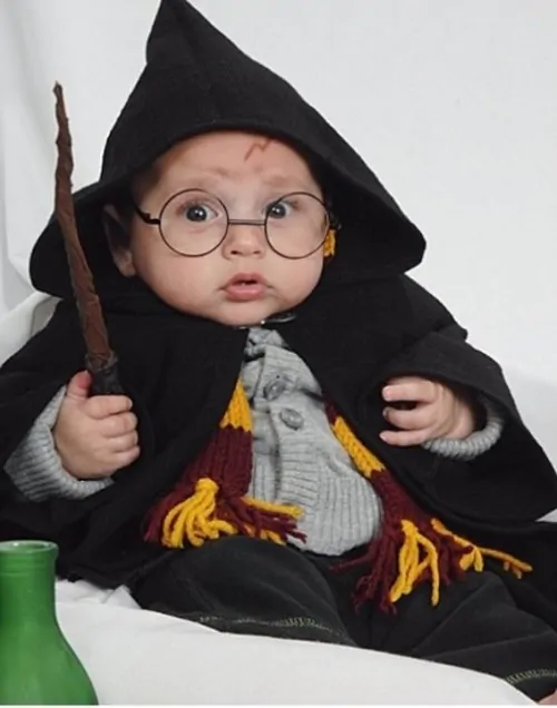 Come fare costume Carnevale Harry Potter neonati