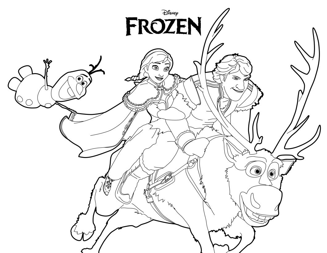 Disegni da colorare Olaf Frozen