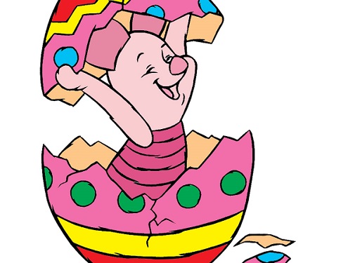 disegno di pimpi winnie pooh pasqua colorato