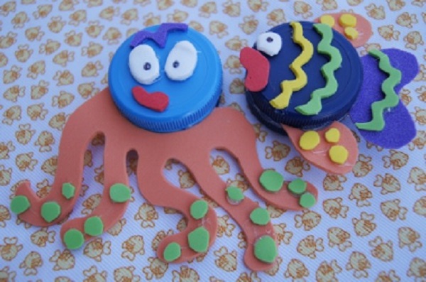 Lavoretti Originali Con Tappi Di Plastica Per Bambini