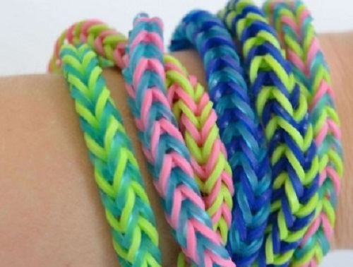 bracciali elastici colorati