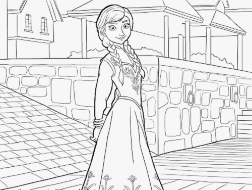 Disegni Da Colorare Anna Frozen