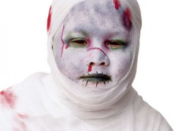 Come fare maschera da mummia per Halloween