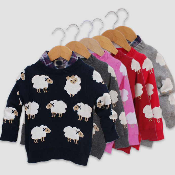 Neonate maglione 2015 del nuovo di arrivo 100 di lana kid abbigliamento partito rosso rosa bambini