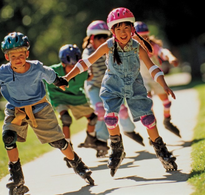 5 motivi per far fare pattinaggio a rotelle ai bambini