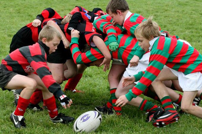 5 motivi per far fare rugby ai bambini