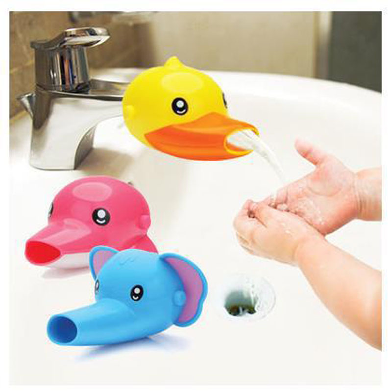 New Practical Cartoon Children Water Tap font b Faucet b font Extender Washing Hands Bathroom Boys