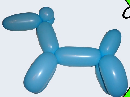 creare cane con palloncini
