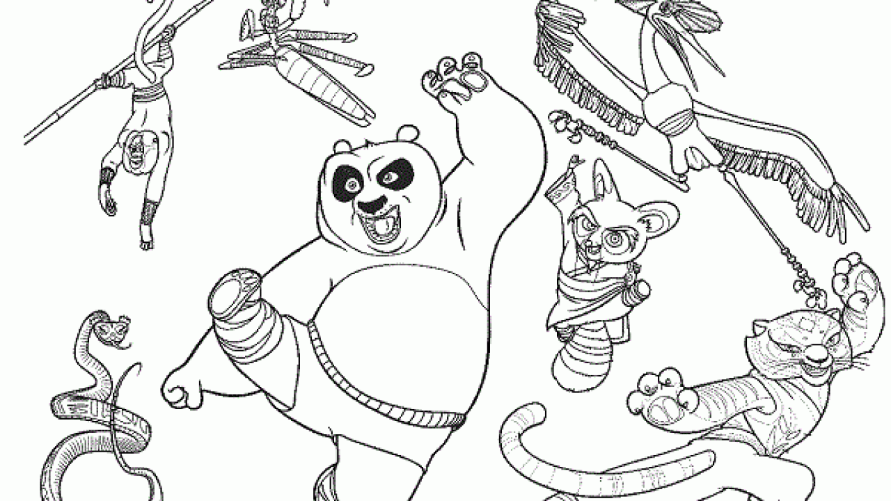 Disegni Da Colorare Primavera Kung Fu Panda Mamme Magazine