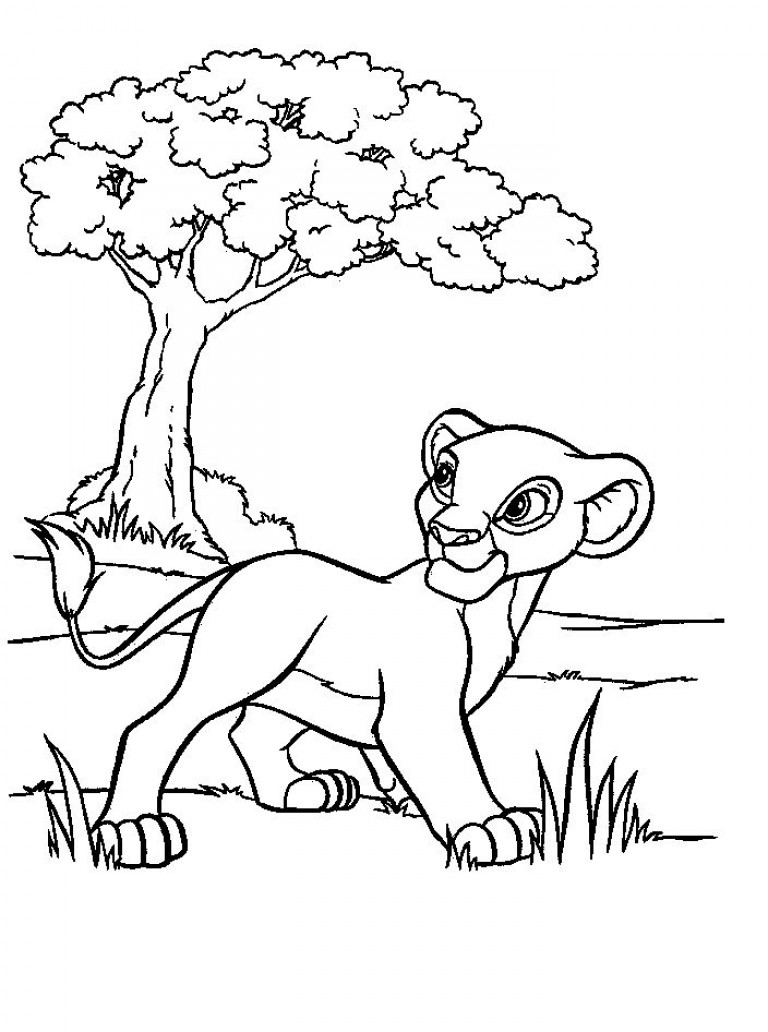 Disegni da colorare Kiara The Lion Guard - Il Ritorno del Ruggito