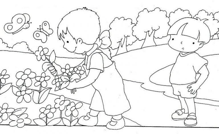 5 disegni sulla primavera per i bambini