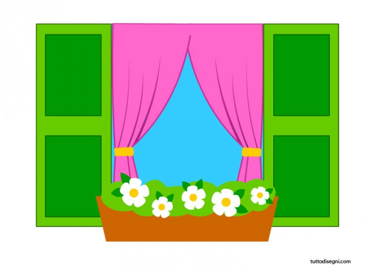 5 disegni sulla primavera per i bambini da fare sulle finestre