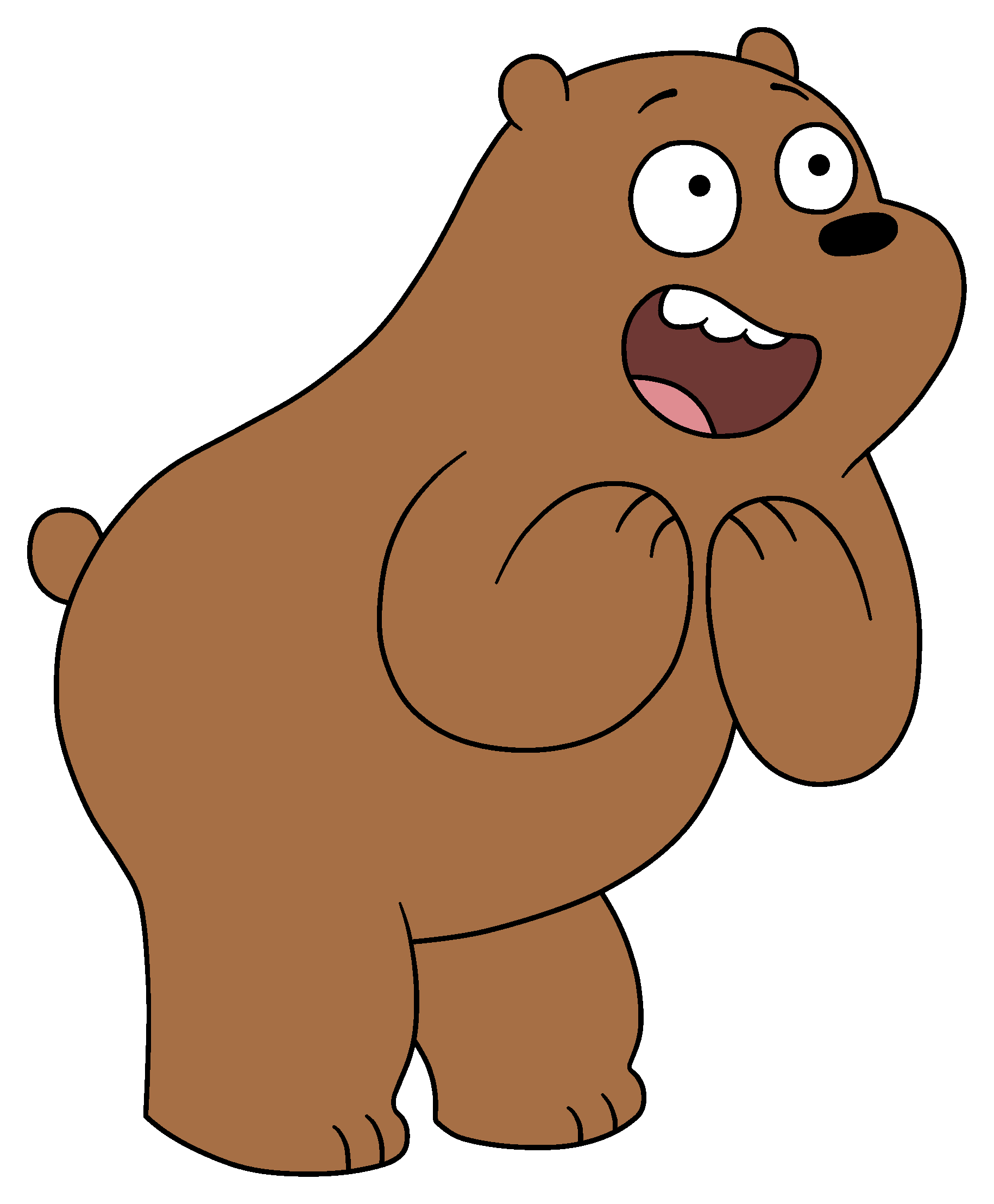 Disegni da Colorare Grizzly Cartoon We Bare Bears