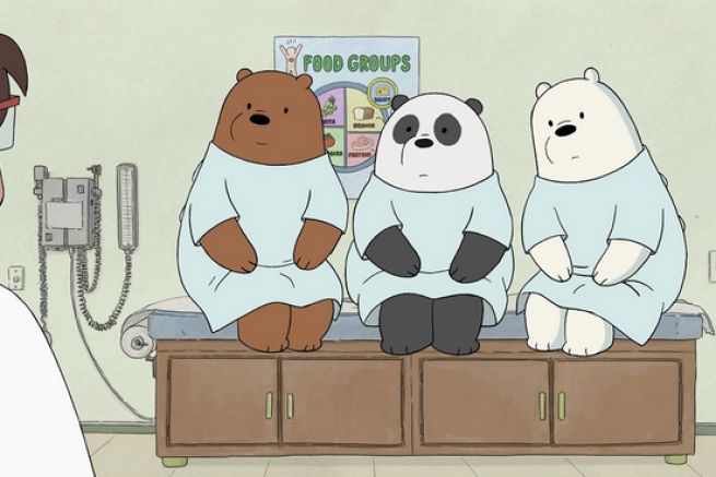 Disegni da Colorare Orso Bianco Cartoon We Bare Bears