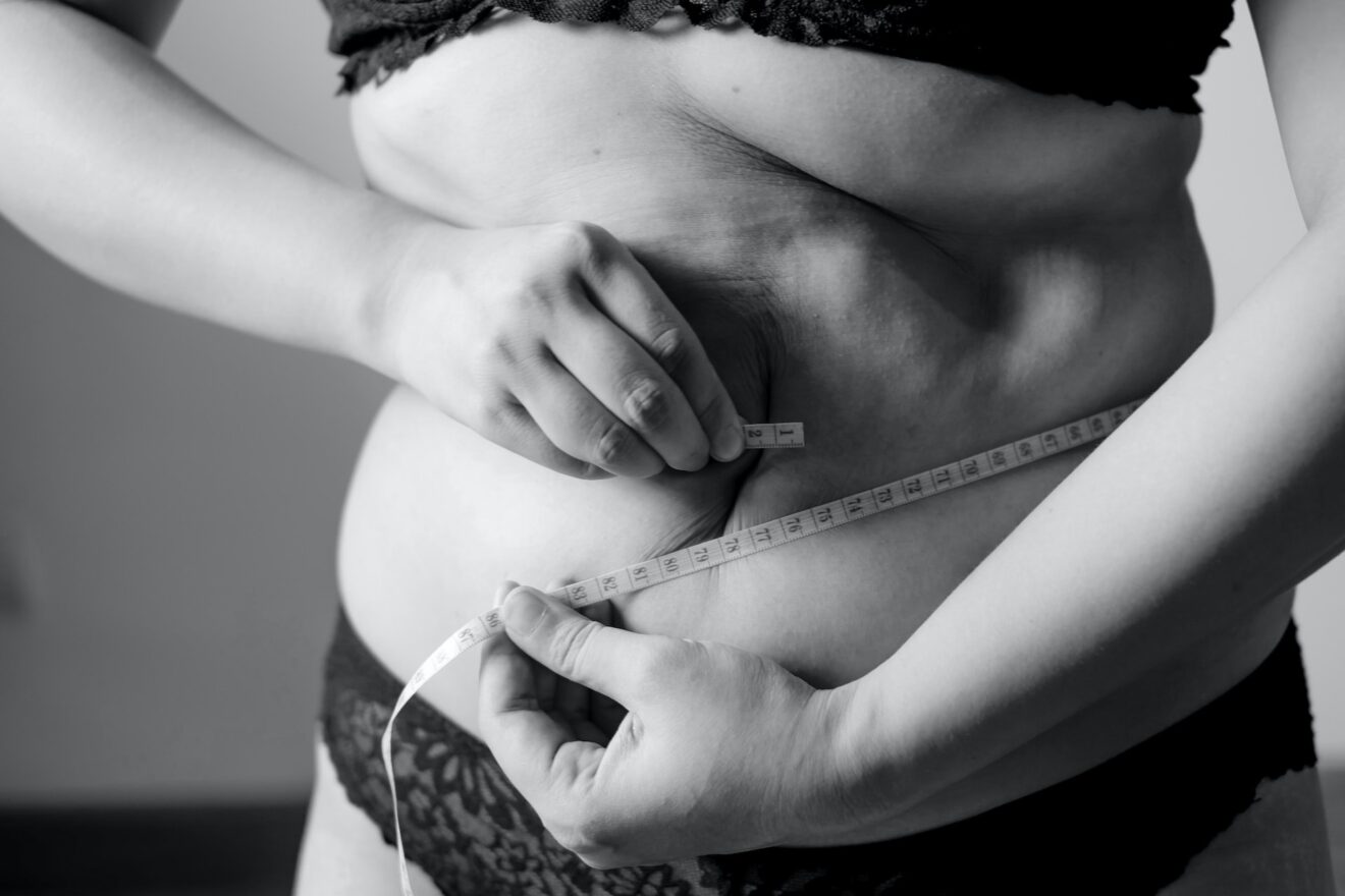 ridurre il grasso addominale dopo il parto