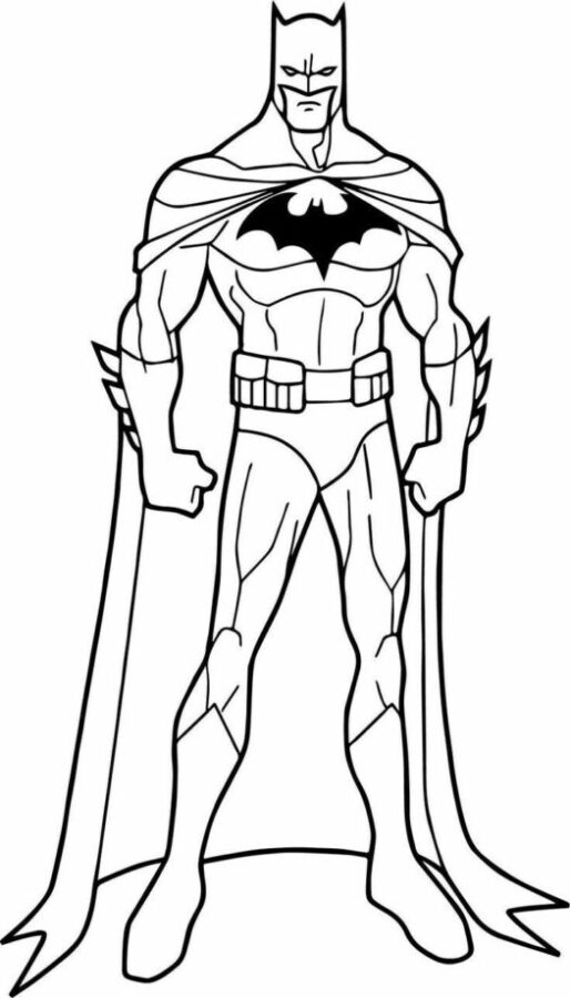 disegni da colorare batman online